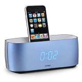 DENVER IFM-15 - Clock radio with iPhone / iPod cradle - blue