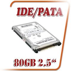 Notebook Festplate 80GB IDE/PATA 44-polig (2.5') 5400U/Min, IBM, Western Digital, Seagate, Samsung, Hitachi, Maxtor