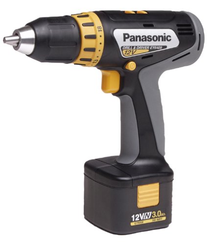Panasonic EY6409NQKW 12 Volt NiMH 1 2 Inch Cordless Drill Driver Kit