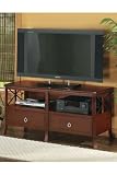 Wide-screen Tv Stand 2 Drawer Cherry