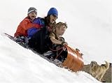 Mountain Boy Sledworks Wood Toboggan - 72in.L x 18in.W x 16in.H, Model# MB6-0610-11
