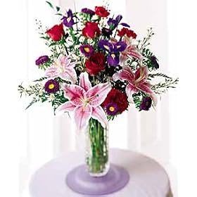 The Stunning Beauty Lily and Rose Bouquet