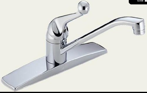 Delta 100-TP Single Handle Tract-Pack Kitchen Faucet Chrome