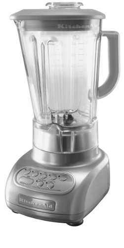 KitchenAid 5-Speed Blenders with Polycarbonate Jars, Silver Metallic KitchenAid 5-Speed Blenders with Polycarbonate Jars, Silver Metallic
