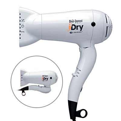 Bio Ionic iDry 1200 W Travel Dual Voltage Conditioning Dryer