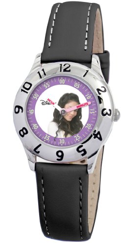 Disney Kinder-Armbanduhr Disney Camp Rock Anna Lernuhr schwarz Leder 0803C009D836S006 Preisvergleich