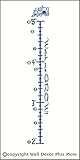 Wall Decor Plus More WDPM190 Train Growth Chart Kids Wall Decal Vinyl Sticker with Age Markers, 2-5 