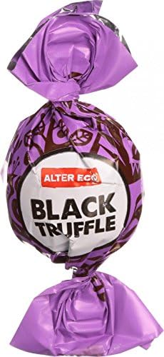 Alter Eco Americas Organic Truffles - Black - .42 oz - Case of 60 - 95%+ Organic - Gluten Free - Yeast Free - Wheat Free -