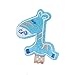 Shemay 12pcs Embroidered Hair Clips Barrettes with Designs for Baby Girls Toddlers Kids Barrettes
