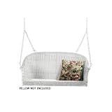 Double All-weather Porch Swing Double White by Home Decorators Collection