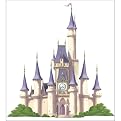 Disney Princess Castle Mini Mural - 36x36"