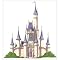 Disney Princess Castle Mini Mural - 36x36"