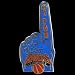 New York Knicks #1 Fan Pin