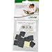 Befestigungssockel f�r Kabelbinder - 20x20mm - selbstklebend - schwarz - 10 St�ck