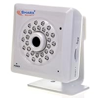 Sharx Security VIPcella-IR SCNC2700WP Wired PoE IP network camera with MicroSD DVR and True Day/Night vision