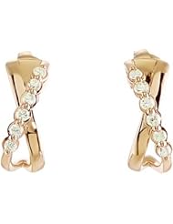 14K Yellow Gold Diamond Earrings - 0.25 Ct. -- LIFETIME WARRANTY