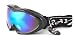 2010 Rayzor Professional UV400 Double Lensed Ski / SnowBoard Goggles, With a Black Frame and an Anti Fog Coated, Blue Iridium Mirrored Anti-Glare Wide Vision Clarity Lens.