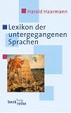 Produkt-Bild: Lexikon der untergegangenen Sprachen