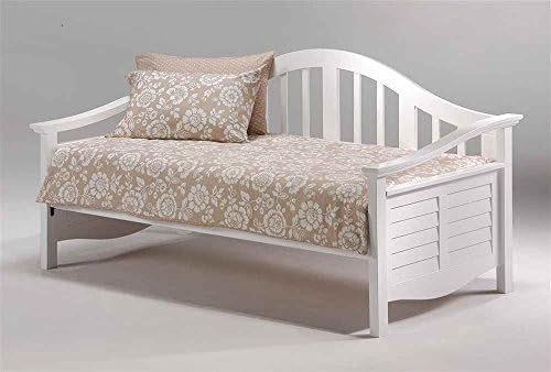 Seagull Day Bed in White w Louver Sides