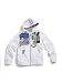 GUESS Kids Boys WILSON HOODY W/FRONT SCREEN, WHITE (16/18)