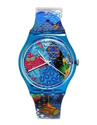 Swatch GN236 Sochi Olympic Games Blue Analog Dial Plastic Strap Unisex Watch NEW