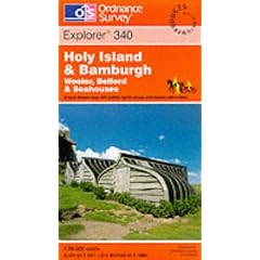 Holy Island and Bamburgh (Explorer Maps)