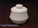 NORITAKE PEARL WHITE COUPE 9006 COVERED SUGAR