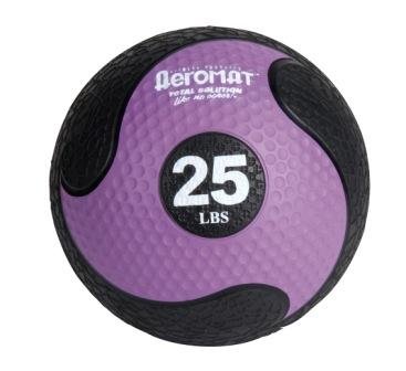 aeromat deluxe exercise medicine ball 25 lb.