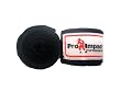 Boxing/MMA Handwraps 180" Mexican Style Elastic 1 Pair BLACK