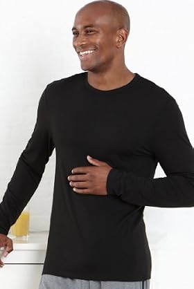 2 Pack - Lightweight Long Sleeve Crew Neck Thermal Vest
