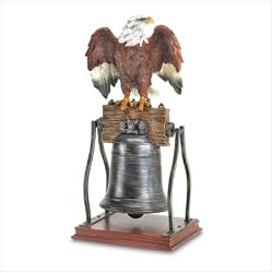 Eagle on Bell Figurine