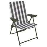 4 Position Folding Powder Coated Steel Chair by Rio Brands
