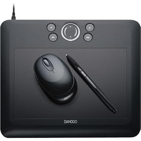 Wacom Bamboo Fun CTE650K Black Tablet with Pen, Mouse & Graphics Software (Factory Refurbished)