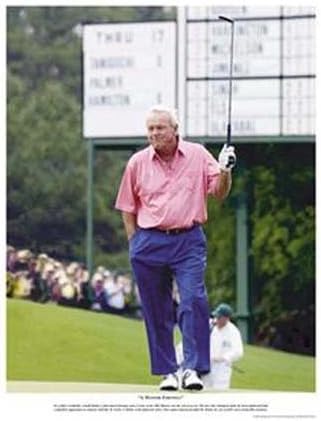 Arnold Palmer - Arnie At Augusta - Golf Litho - 11"X14" - Unsigned