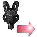 Baby Bjorn Synergy Carrier in Black with Free LED Safety Reflector Light