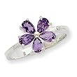 Sterling Silver Amethyst Ring