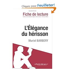 L'�l�gance du h�risson de Muriel Barbery (Fiche de lecture)