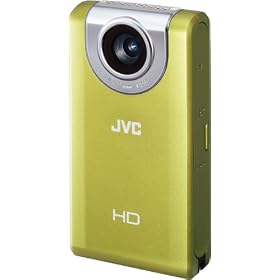 JVC GCFM2YE Full HD Pocket Camcorder with 3 inch Touch Panel - Yellow