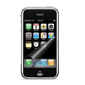 Apple Iphone PDA Premium Reusable LCD Screen Protector with Lint Cleaning Cloth