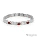 NOMINATION ITALY Made in Italy Majestic Three-stone Bracelet With Genuine CARNELIAN Crafted in Stainless steel. Total item weight 13.2g Length 7in