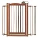 Richell Wood One-Touch Pet Gate, Autumn Matte Finish