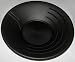 Black Plastic Gold Mining Pan Sluice Prospecting Panning 13-1/2