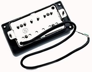 Alnico Chrome Neck Humbucker Guitar Pickup - 4 Wire Tappable