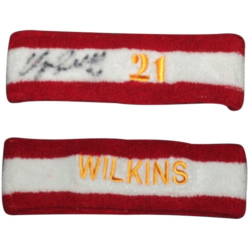 Dominique Wilkins Autographed Atlanta Hawks (Wilkins #21) Headband