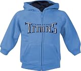 NFL Boys' Tennessee Titans Sportsman Zip Ft Fleece Hoodie - R18C4Q23 (Light Blue, Medium)