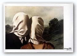 Les Amants by Rene Magritte 27.5"x39.5" Art Print Poster