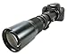 BOWER 500mm Preset Telephoto Lens for Canon dSLR XS, XSI, XT, T1i, T2i, T3, T3i, T4i, 60D, 7D, 5D Mark II5D Mark III