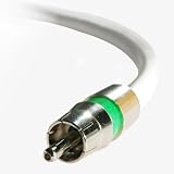 Mediabridge Ultra Series - Dual Shielded Subwoofer Cable - RCA to RCA Pro Grade Connectors (25 Feet)