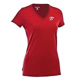 NCAA Women's Utah Runnin Utes Dream V-Neck Tee (Dark Red, Medium)