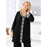 Ulla Popken Chevron Sequin Front Tunic